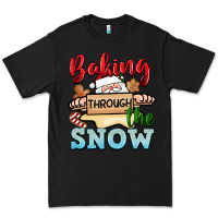 Black Baking through the snow Premium Tee - NancyCooperArtShop