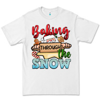 White Baking through the snow Premium Tee - NancyCooperArtShop