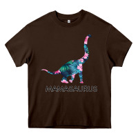 Chocolate Brown Mamasaurus Dinosaur Heavy Core Tee - Bettercallsaul