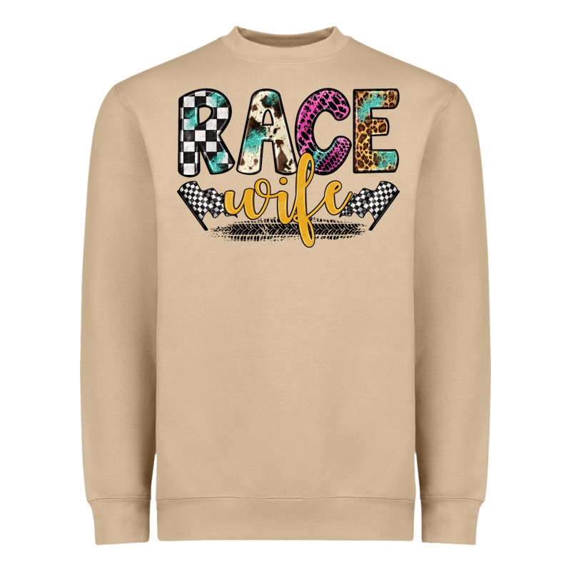 Race Wife Heavyweight Sweatshirt by Artiststas | Teevron