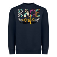 Navy race wife Heavyweight Sweatshirt - Artiststas