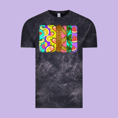 Summer Brushstroke Vintage Tee Designed By Jasminsmagicworld