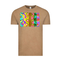 Vintage Coffee summer brushstroke Vintage Tee - Jasminsmagicworld