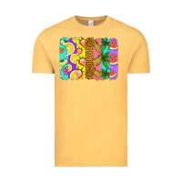 Vintage Mustard summer brushstroke Vintage Tee - Jasminsmagicworld
