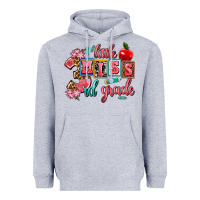 Heather Grey little miss 3rd grade Heavyweight Hoodie - AdoDesignShop