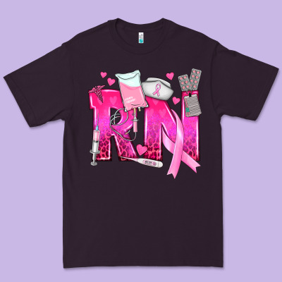 Breast Cancer Rn Registered Nurse Premium Tee Designed By Texasbilliewilder