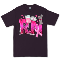Plum Breast Cancer RN Registered Nurse Premium Tee - texasbilliewilder