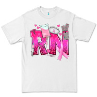 White Breast Cancer RN Registered Nurse Premium Tee - texasbilliewilder