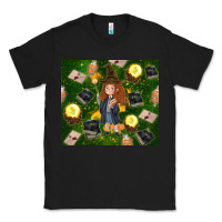 Black wizard girl with magic Classic Tee - TumblerDesignByShophia