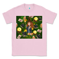 Bubblegum Pink wizard girl with magic Classic Tee - TumblerDesignByShophia