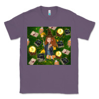 Lavender wizard girl with magic Classic Tee - TumblerDesignByShophia