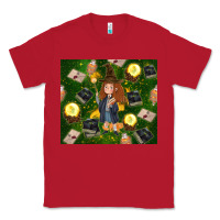 Red wizard girl with magic Classic Tee - TumblerDesignByShophia