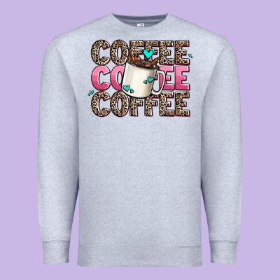 Coffee Coffee Coffee Premium Sweatshirt Designed By Adodesignshop