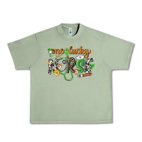 Oil Green One lucky Nurse St. Patrick's Day Urban Heavy Tee - CowGirlArtShop