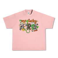 Salmon One lucky Nurse St. Patrick's Day Urban Heavy Tee - CowGirlArtShop