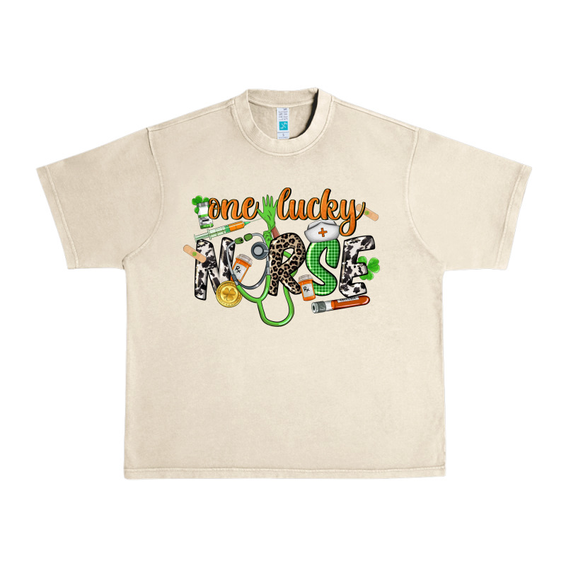 One Lucky Nurse St. Patrick's Day Urban Heavy Tee by CowGirlArtShop | Teevron