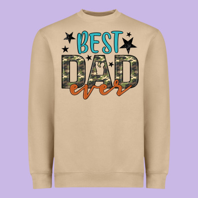 Best Dad Ever Heavyweight Sweatshirt Designed By Artiststas