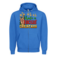 True Royal have a rockin christmas Zipper Hoodie - BarkalooDesign