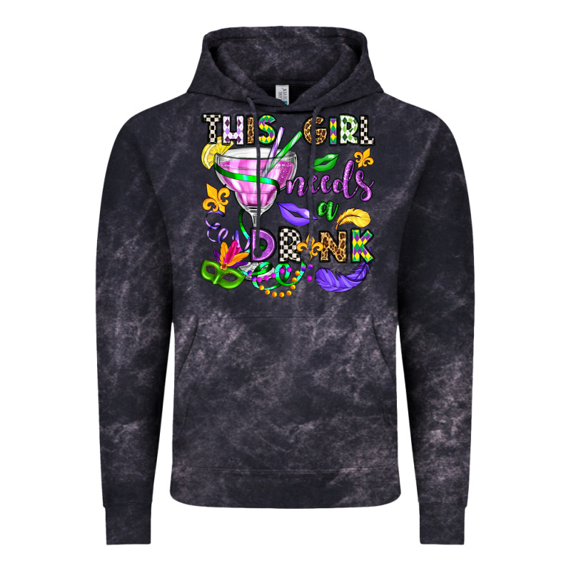 This Girl Needs A Drink Vintage Hoodie by OliviaCreatesArt | Teevron