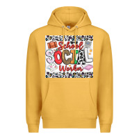 Mustard School Social Worker Premium Hoodie - CowhideDigitalArt