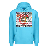 Ocean Blue School Social Worker Premium Hoodie - CowhideDigitalArt