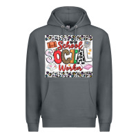 Rock School Social Worker Premium Hoodie - CowhideDigitalArt