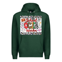 Sports Green School Social Worker Premium Hoodie - CowhideDigitalArt
