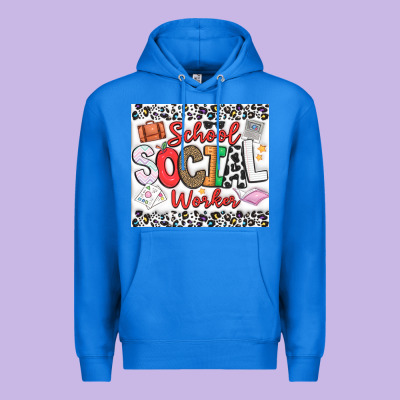 School Social Worker Premium Hoodie Designed By Cowhidedigitalart