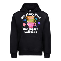 Black too many kids not enough caffeine Urban Hoodie - JahusDesignShop