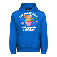Cobalt too many kids not enough caffeine Urban Hoodie - JahusDesignShop