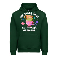 Forest Green too many kids not enough caffeine Urban Hoodie - JahusDesignShop