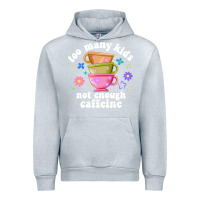 Heather Grey too many kids not enough caffeine Urban Hoodie - JahusDesignShop