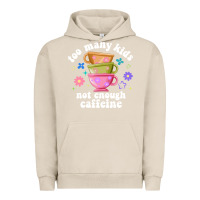 Pigment French Oak too many kids not enough caffeine Urban Hoodie - JahusDesignShop