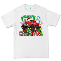 White merry christmas monster truck Premium Tee - texasbilliewilder