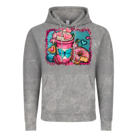 Cloud Rock valentines day coffee cup and sweets Vintage Hoodie - OliviaCreatesArt