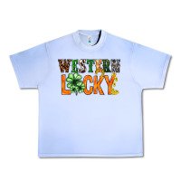 Grape Ice Western lucky with clover St. Patricks day Urban Heavy Tee - HowdyJamesFarm