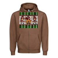 Chestnut football gnomes Zipper Hoodie - BarkalooDesign