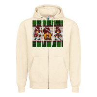 Sandshell football gnomes Zipper Hoodie - BarkalooDesign