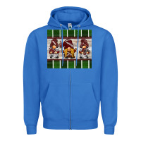 True Royal football gnomes Zipper Hoodie - BarkalooDesign