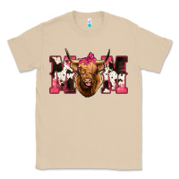 Mushroom Western Highland Cow mom Classic Tee - HowdyJamesFarm