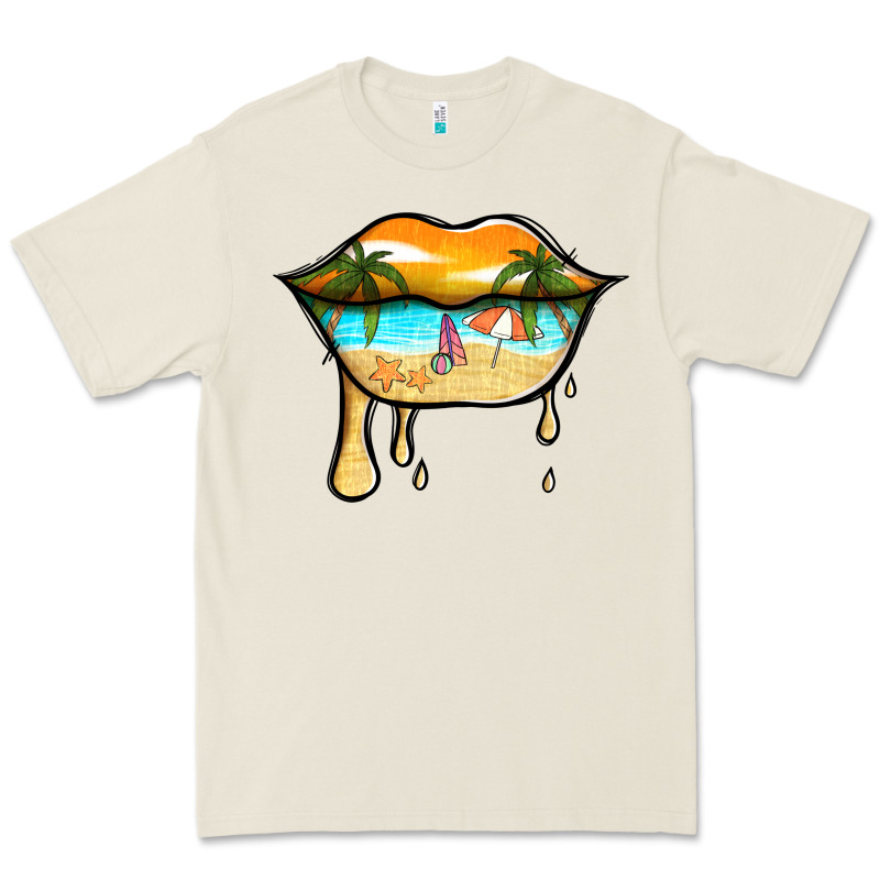 Beach Lips Premium Tee by Jasminsmagicworld | Teevron