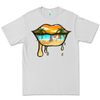 Dove Grey beach lips Premium Tee - Jasminsmagicworld