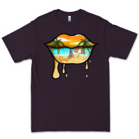 Plum beach lips Premium Tee - Jasminsmagicworld