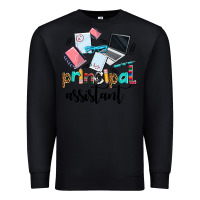 Black principal assistant Premium Sweatshirt - AdoDesignShop