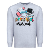 Heather Grey principal assistant Premium Sweatshirt - AdoDesignShop