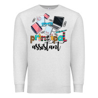 Oatmeal Heather principal assistant Premium Sweatshirt - AdoDesignShop