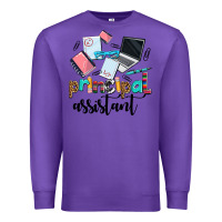 Purple principal assistant Premium Sweatshirt - AdoDesignShop