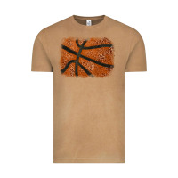 Vintage Camel Basketball leopard glitter background Vintage Tee - HowdyJamesFarm