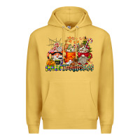 Antique Gold Hallothanksmas Gnome Coffee Cups Premium Hoodie - CowhideDigitalArt