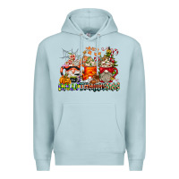 Blue Mist Hallothanksmas Gnome Coffee Cups Premium Hoodie - CowhideDigitalArt